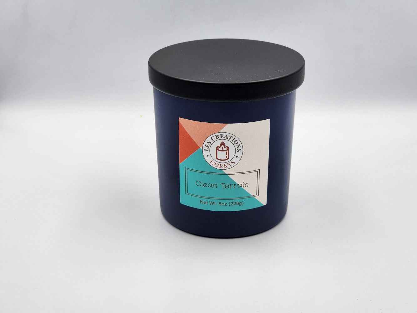 Clean Terrain - 10oz Jar - Wood Wick - Blue