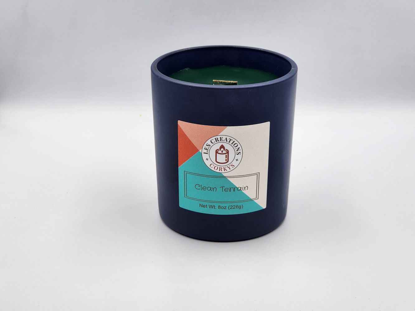 Clean Terrain - 10oz Jar - Wood Wick - Blue