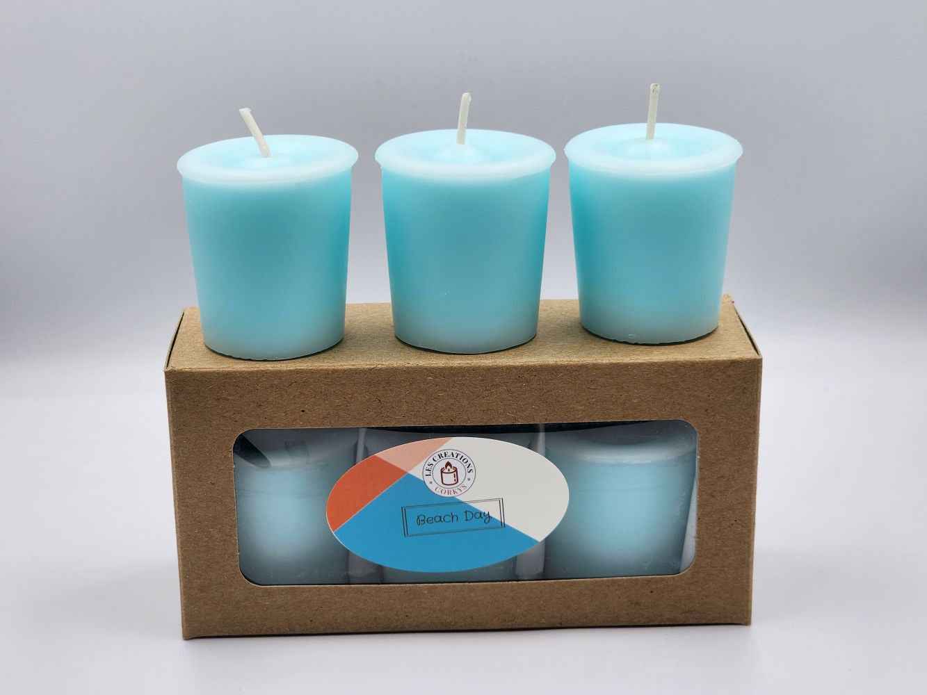 Beach Day Votives for a Relaxing Coastal Ambiance