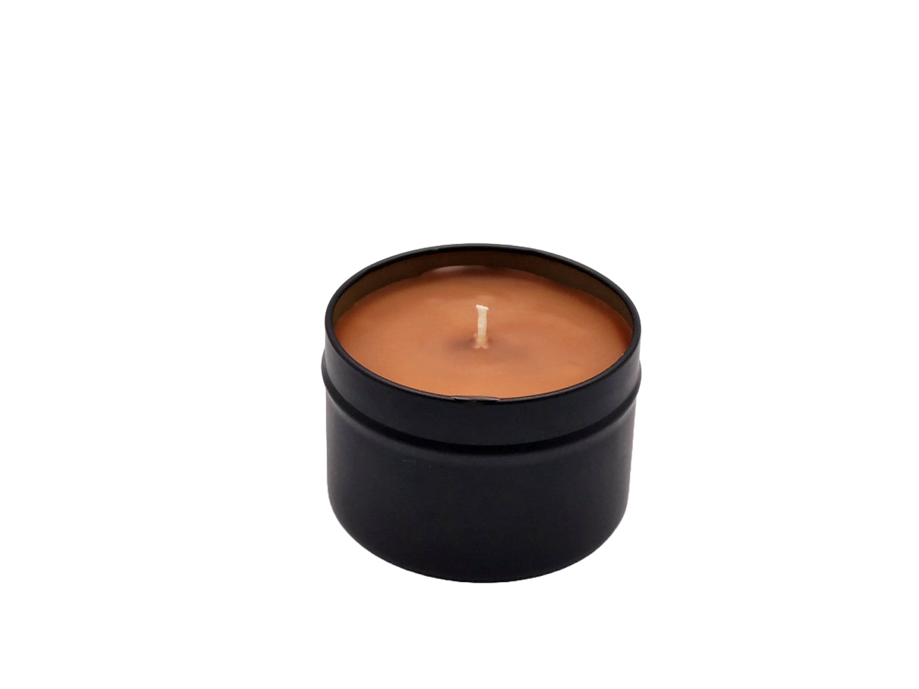 Amber & Driftwood - 4oz Tin - 1 Wic - Black