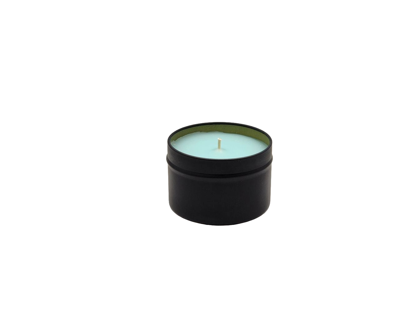 Beach Day 4oz Tin Candle - 1 Wick - Black