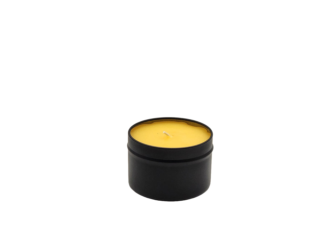 Orchard Peach Preserve - 4oz Tin - 1 Wic - Black