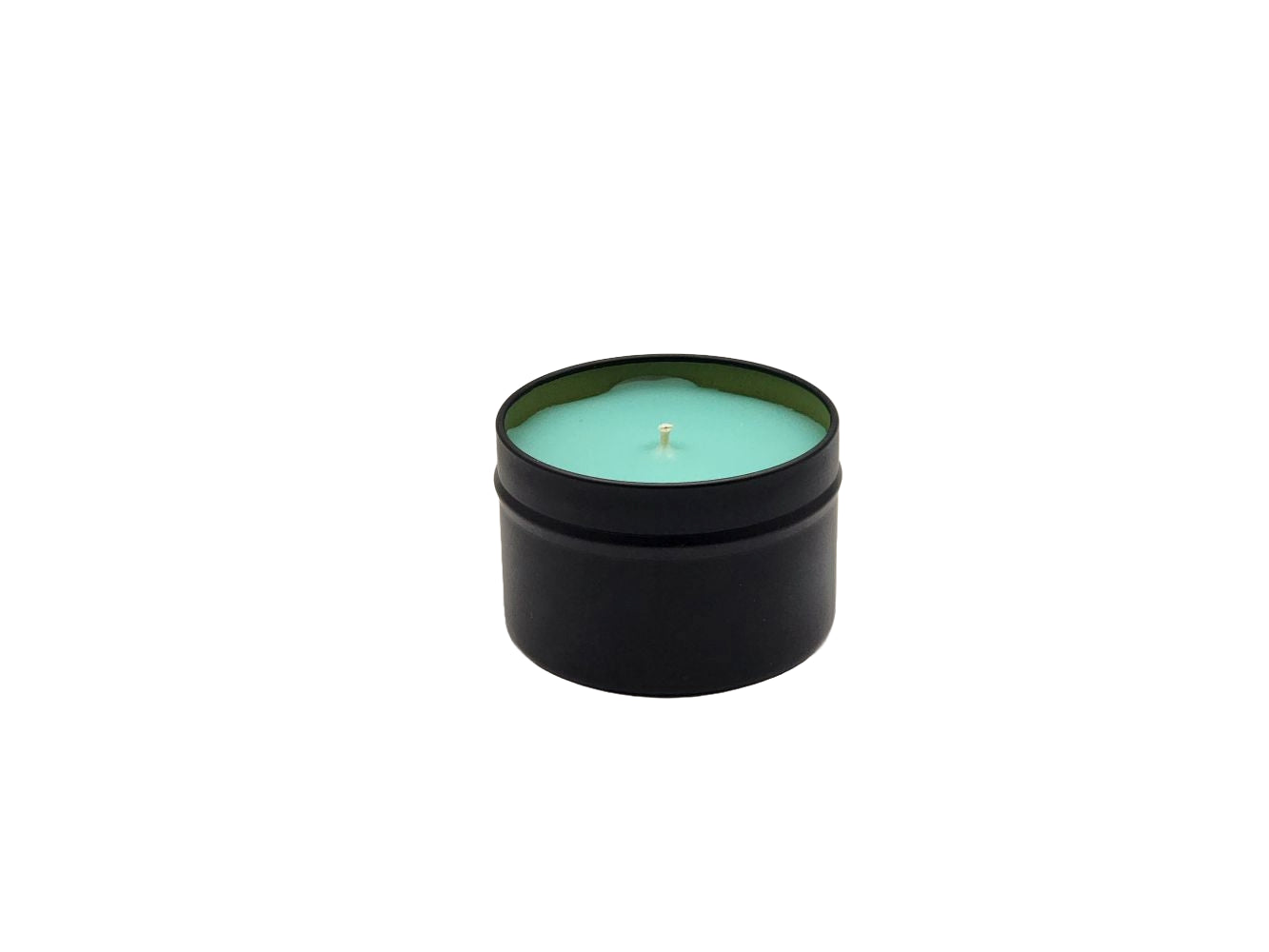 Summer Breeze 4oz Tin Candle - Black - 1 Wick