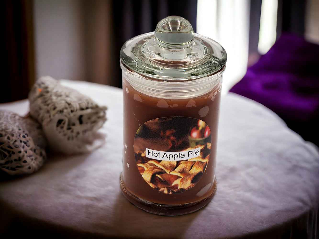 Hot Apple Pie - 4.7oz Jar - 1 Wick