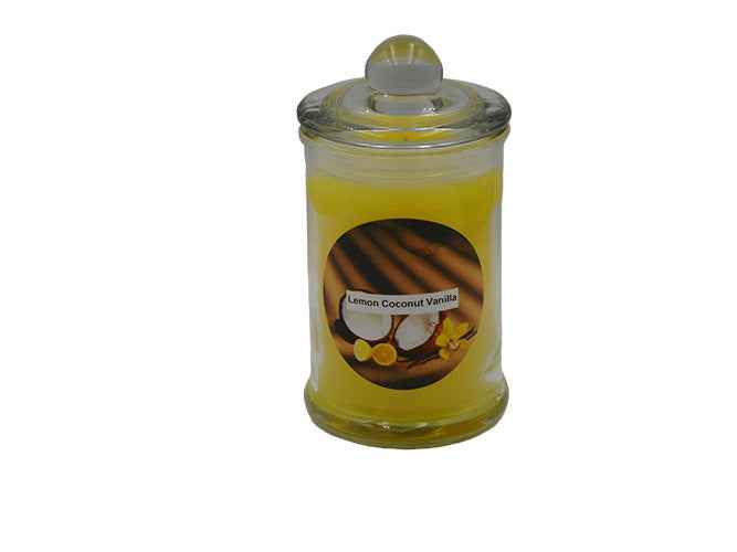 Lemon Coconut Vanilla - 4.7oz Jar - 1 Wick