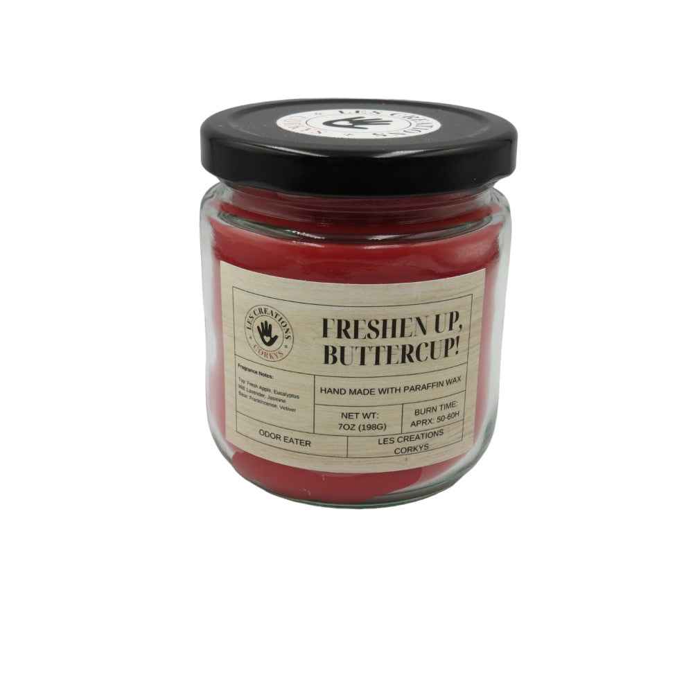 Freshen Up, Buttercup! 8oz Jar Candle - 1 Wick