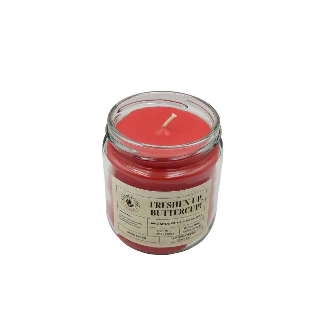 Freshen Up, Buttercup! 8oz Jar Candle - 1 Wick