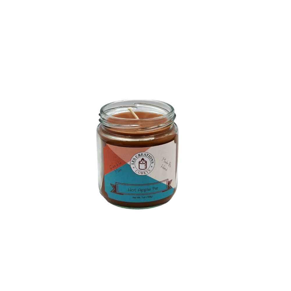 Hot Apple Pie 8oz Jar Candle - 1 Wick