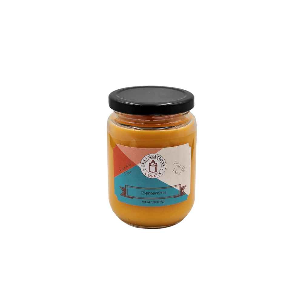 Clementine 12oz Jar Candle - 1 Wick Citrus Scent