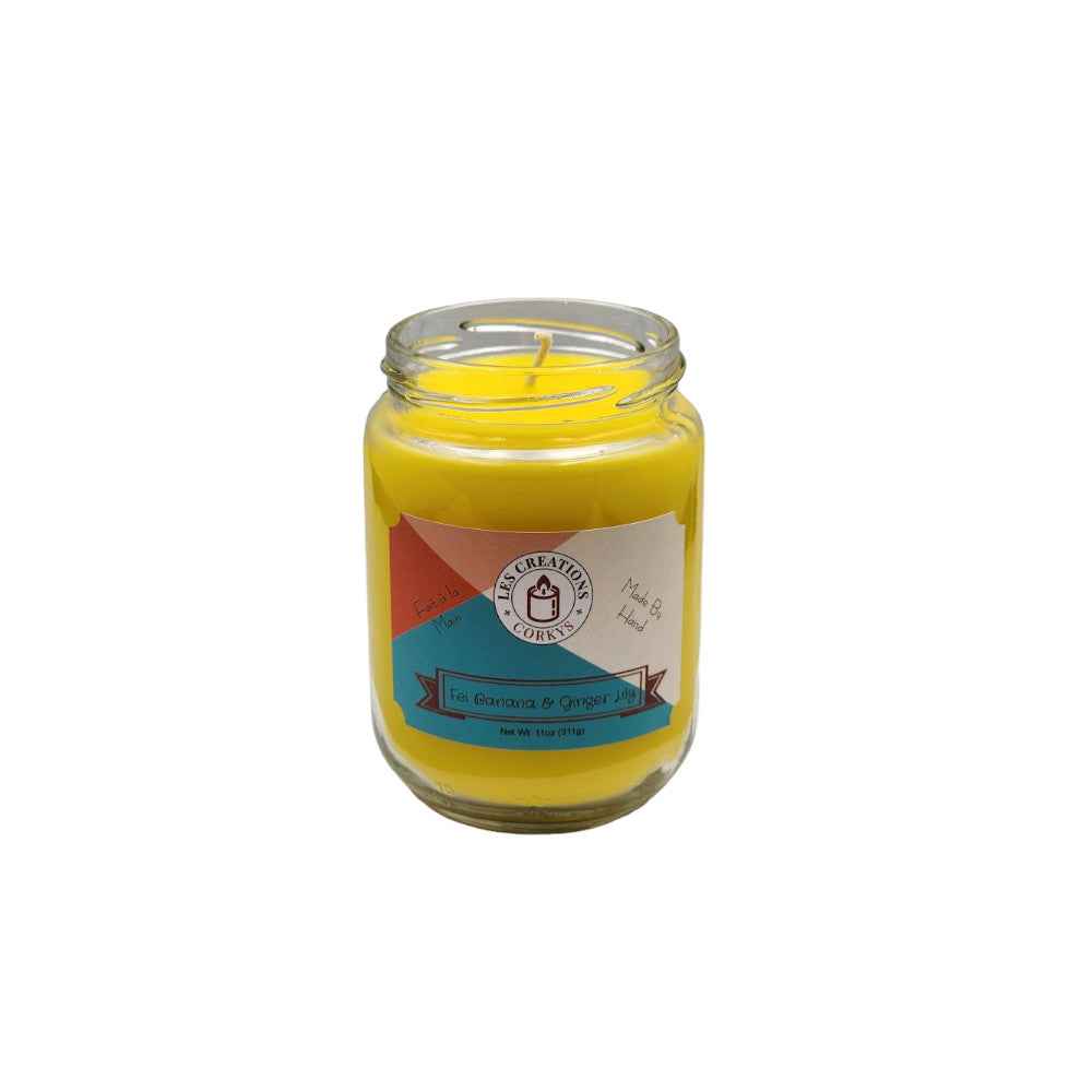 Fei Banana & Ginger Lily 12oz Jar Candle - 1 Wick