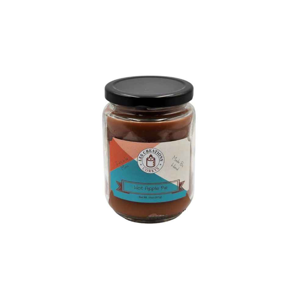 Hot Apple Pie 12oz Jar Candle - 1 Wick