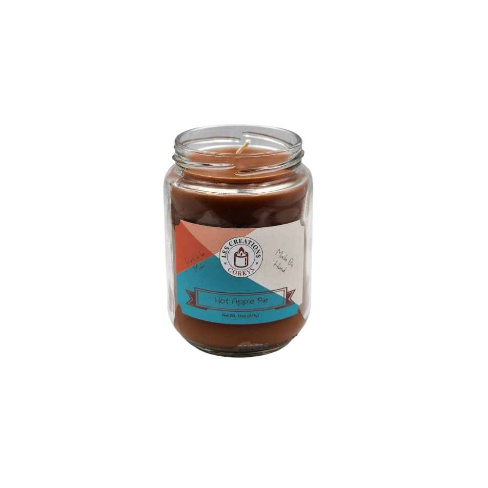 Hot Apple Pie 12oz Jar Candle - 1 Wick