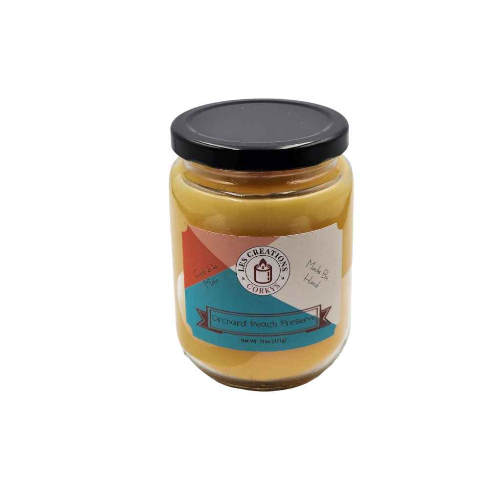 Orchard Peach Preserve 12oz Jar Candle - 1 Wick