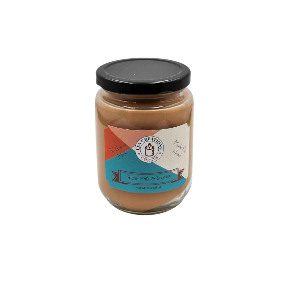 Rice Milk & Santal 12oz Jar Candle - 1 Wick