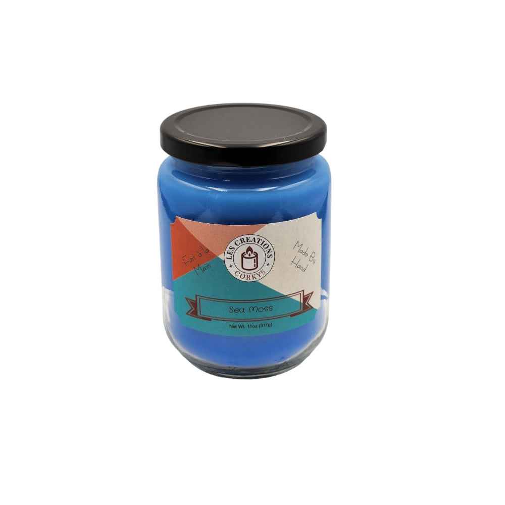 Sea Moss 12oz Jar Candle - 1 Wick Natural Aroma