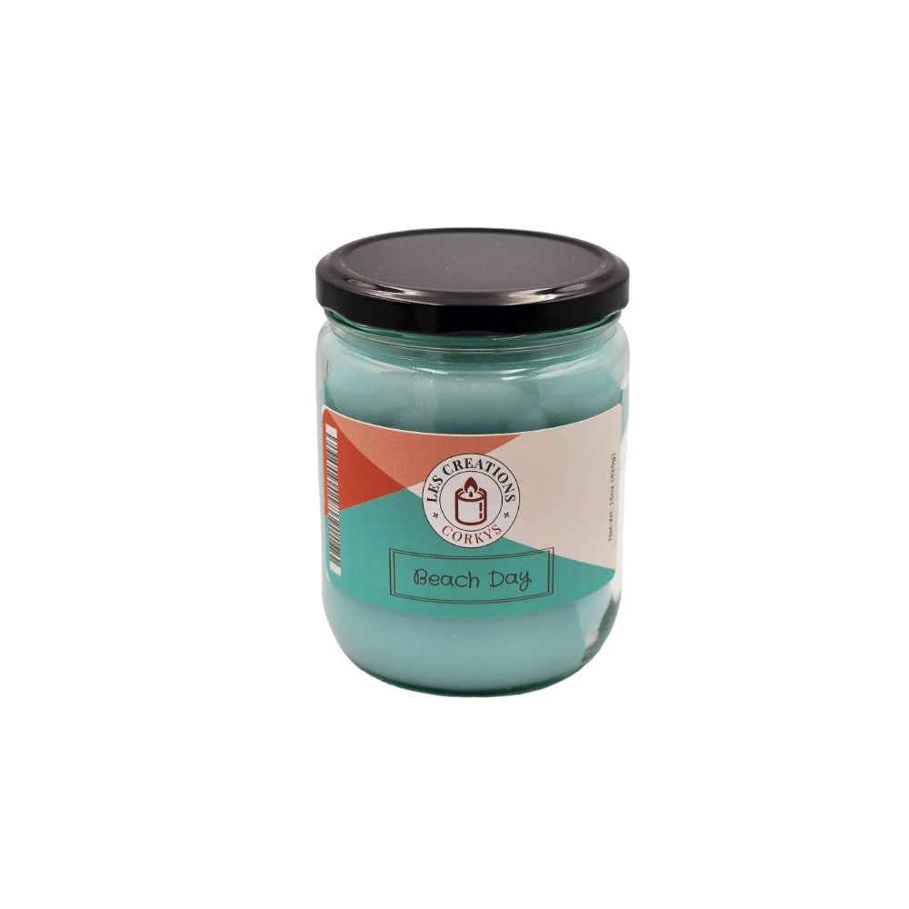 Beach Day 16oz Jar Candle - 2 Wick 16oz Jar Candle