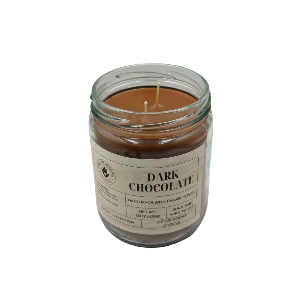 Dark Chocolate - 16oz Jar - 2 Wick