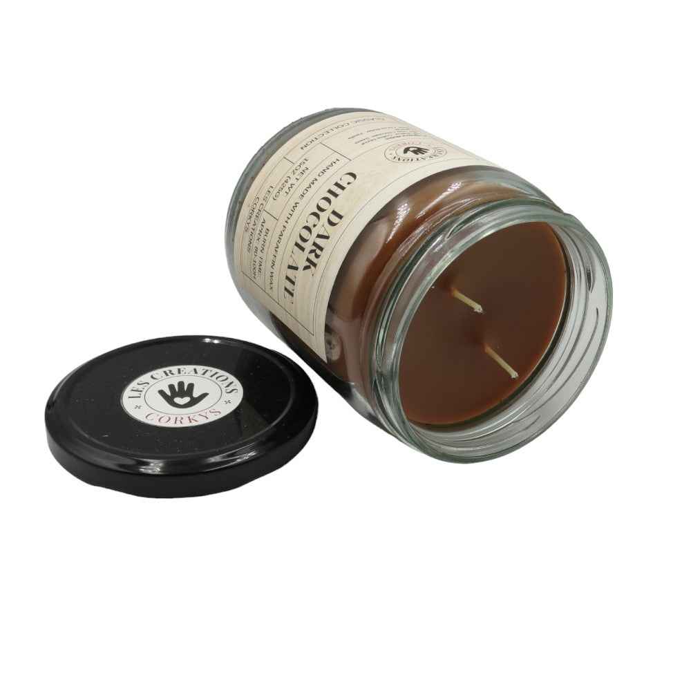 Dark Chocolate - 16oz Jar - 2 Wick