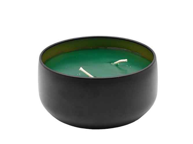 Clean Terrain - 8oz Tin - 2 Wick - Black/Wood