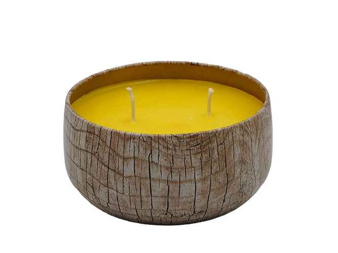 Fei Banana & Ginger Lily - 8oz - 2 Wick - Black/Wood
