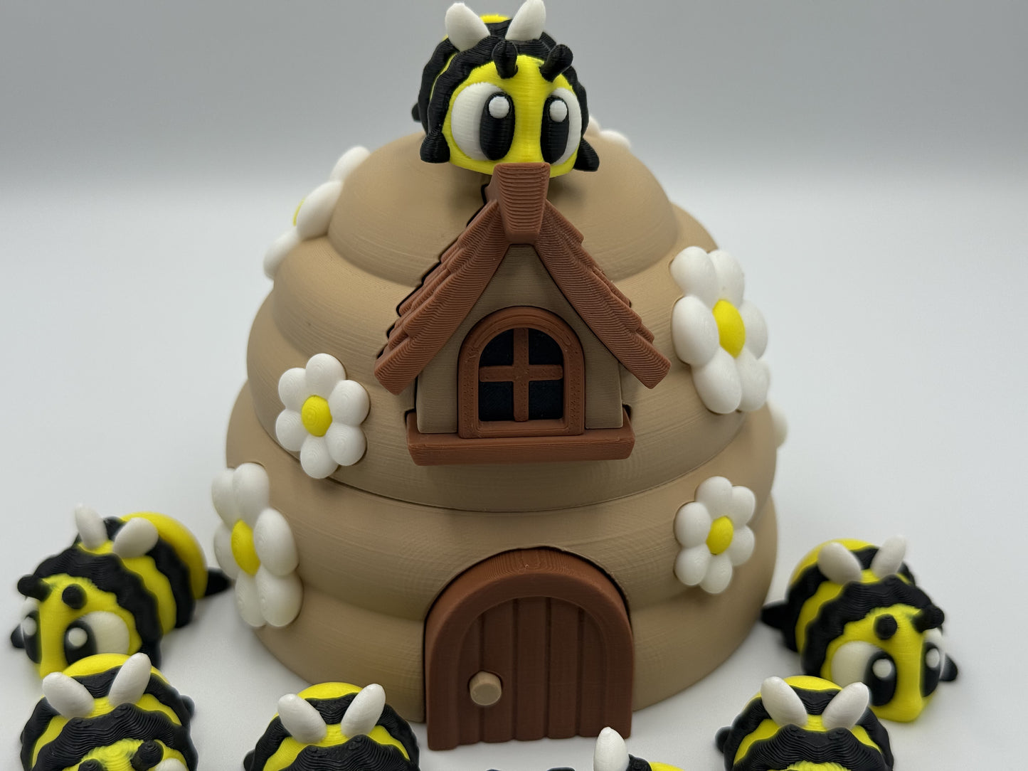Beehive & Bees Bundle – Premium 3D Printed Display Set