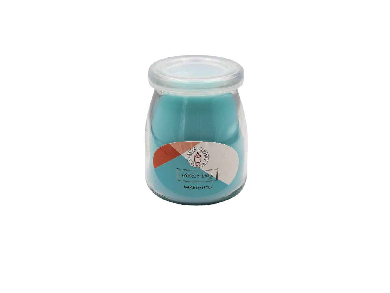 Beach Day 7oz Jar Candle - 1 Wick-Les Creations Corkys