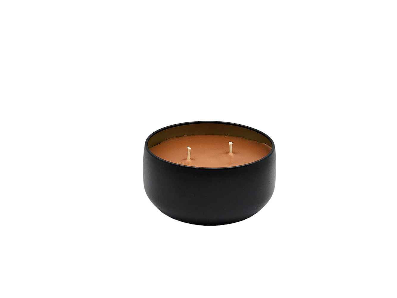 Dark Chocolate - 8oz - 2 Wick - Black/Wood-Les Creations Corkys