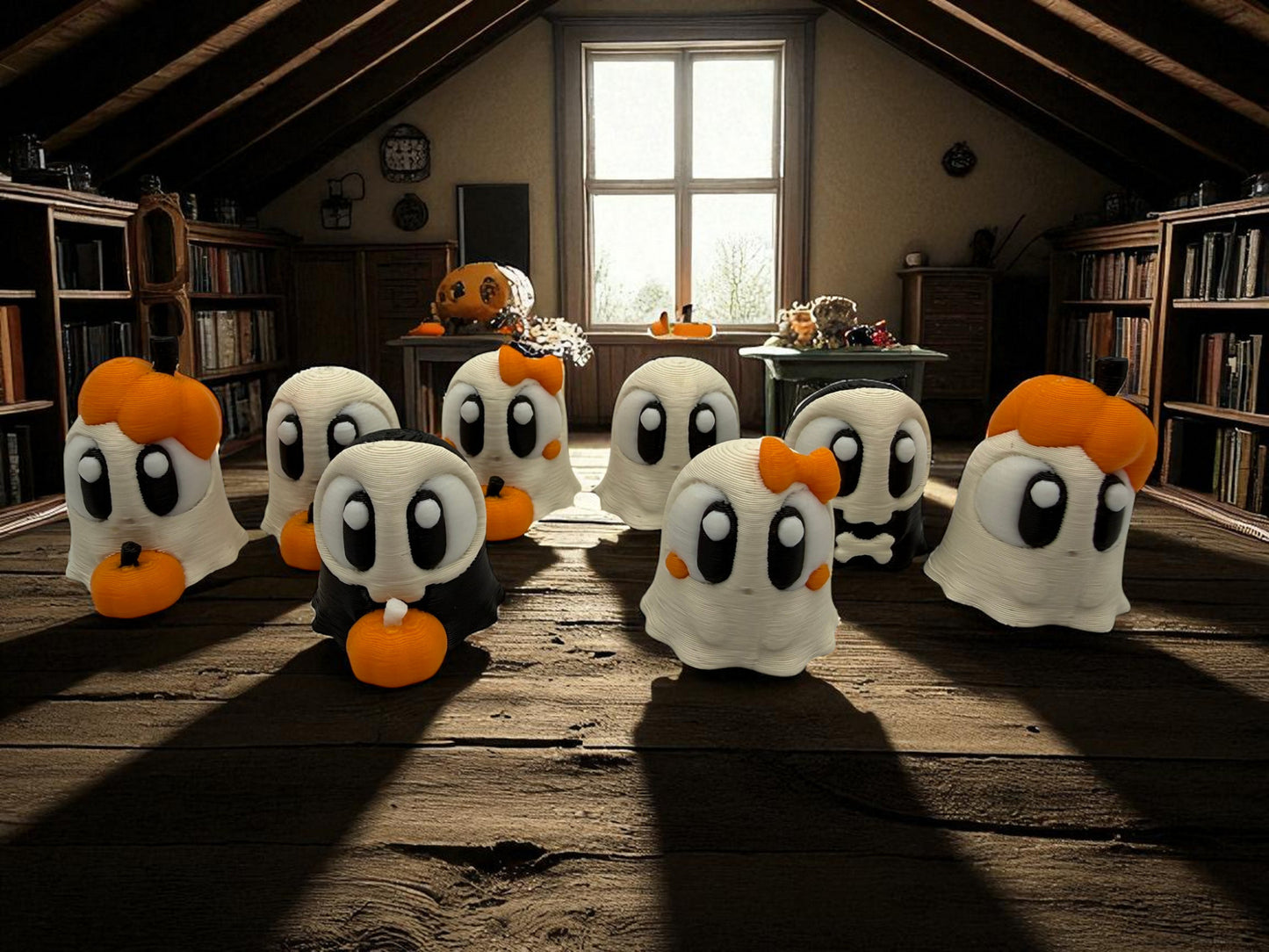 👻✨ Haunted Graveyard Ghost Diorama – Spooky-Cute Halloween Fun! 🎃🪦
