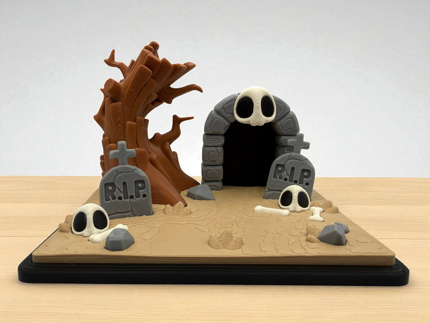👻✨ Haunted Graveyard Ghost Diorama – Spooky-Cute Halloween Fun! 🎃🪦
