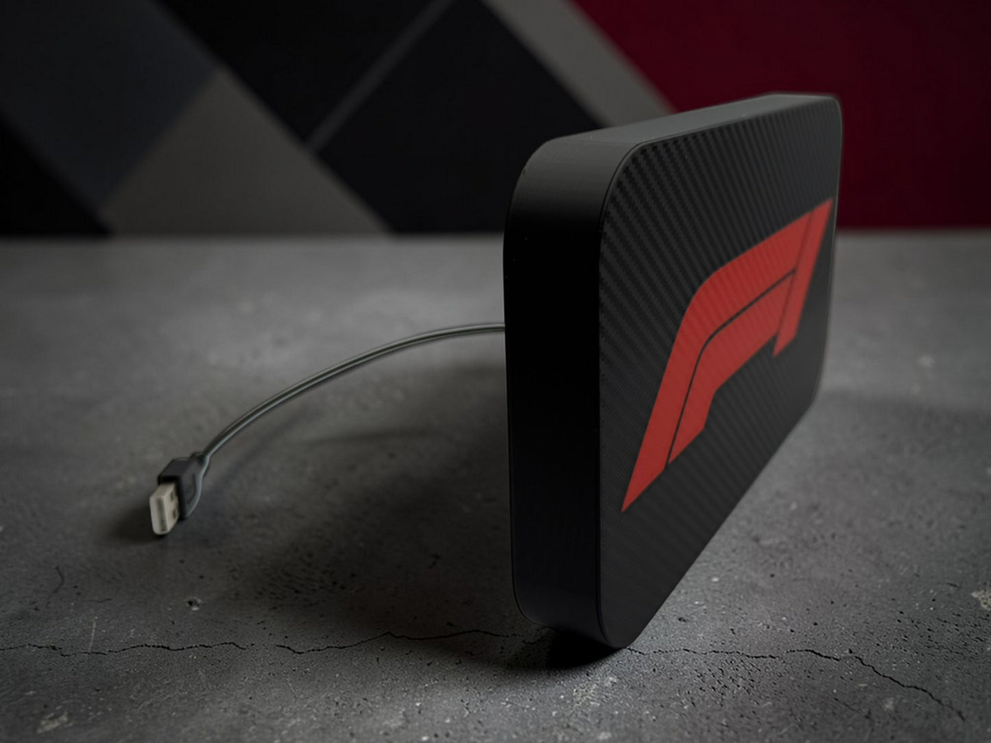 🔴🏁 F1 Inspired LED Light Box – 3D Printed Motorsport Decor