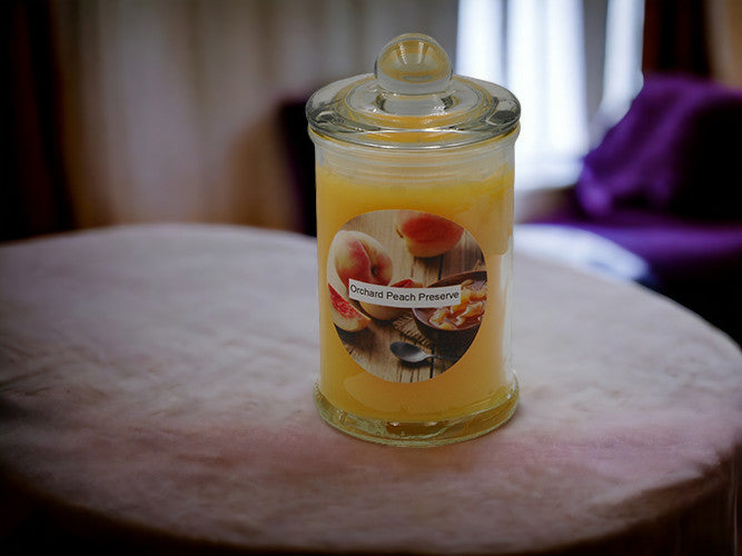 Orchard Peach Preserve - 4.7oz Jar - 1 Wick