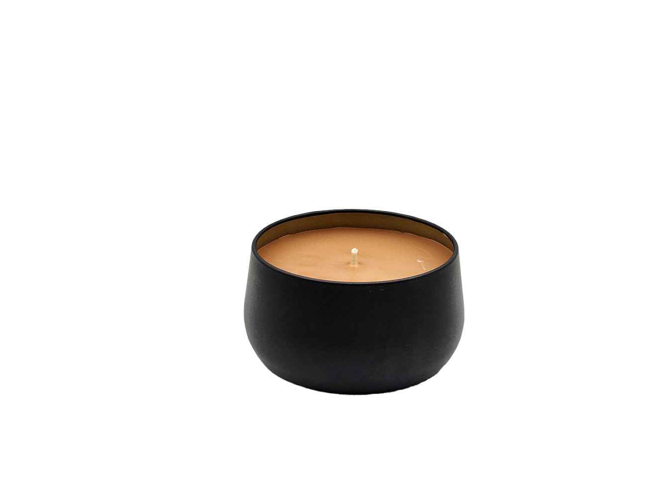 Rice Milk & Santal - 8oz Tin - 1 Wic - Black-Les Creations Corkys