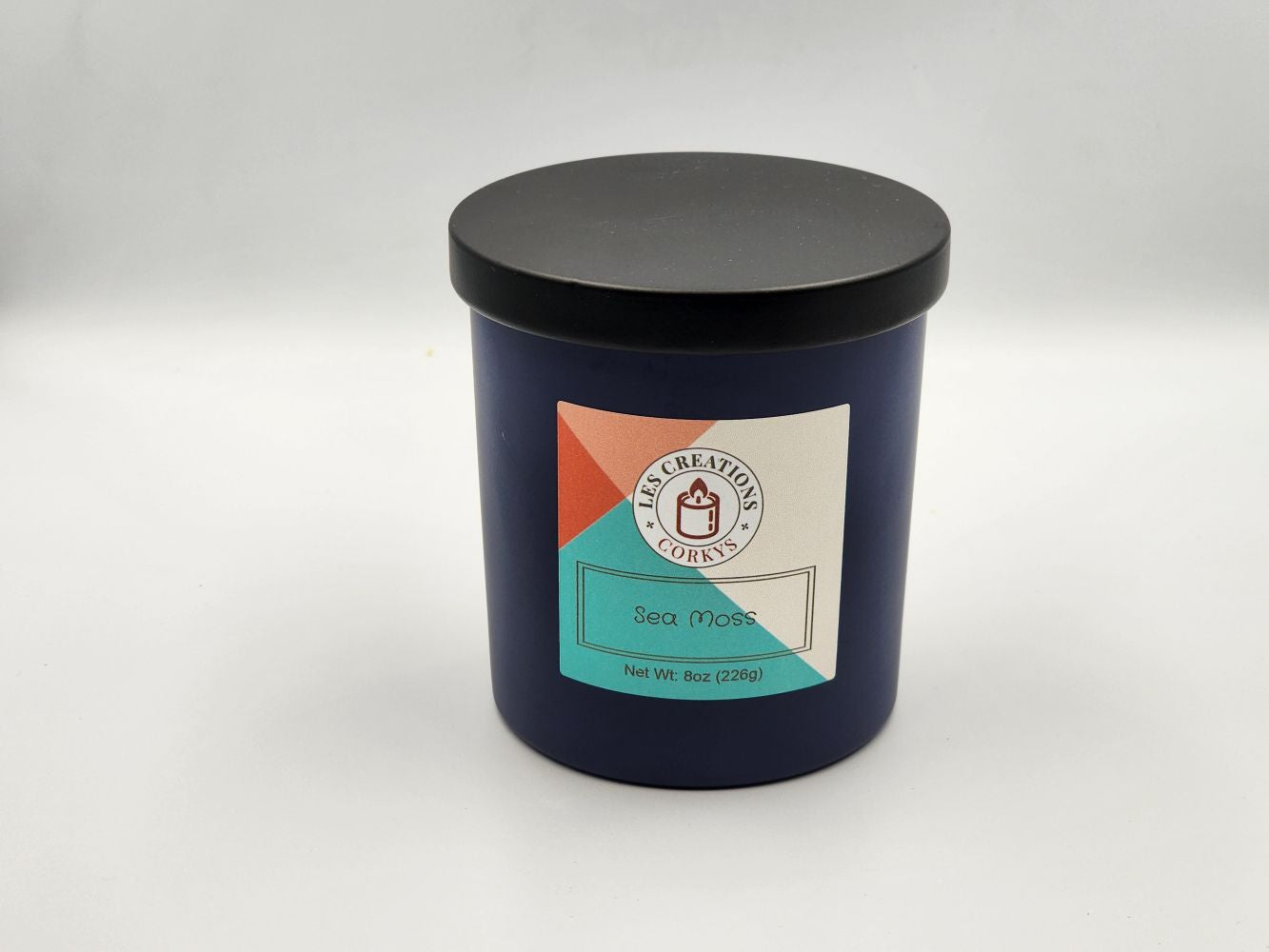 Sea Moss - 10oz Jar - Wood Wick - Blue