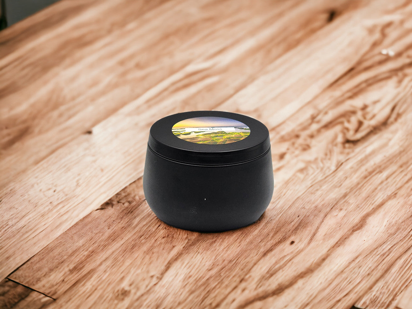 Sea Moss - 8oz Tin - 1 Wic - Black