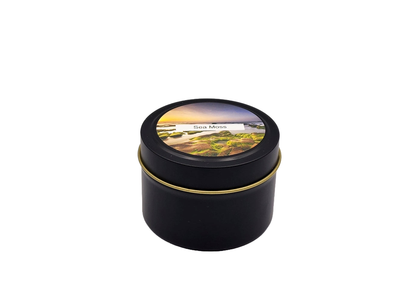 Sea Moss - 4oz Tin - 1 Wic - Black