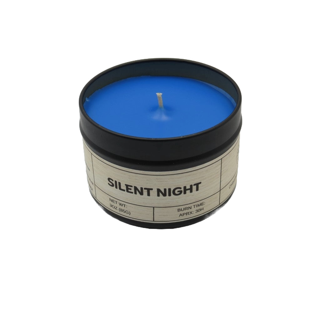 Silent Night 4oz Tin Candle - 1 Wick