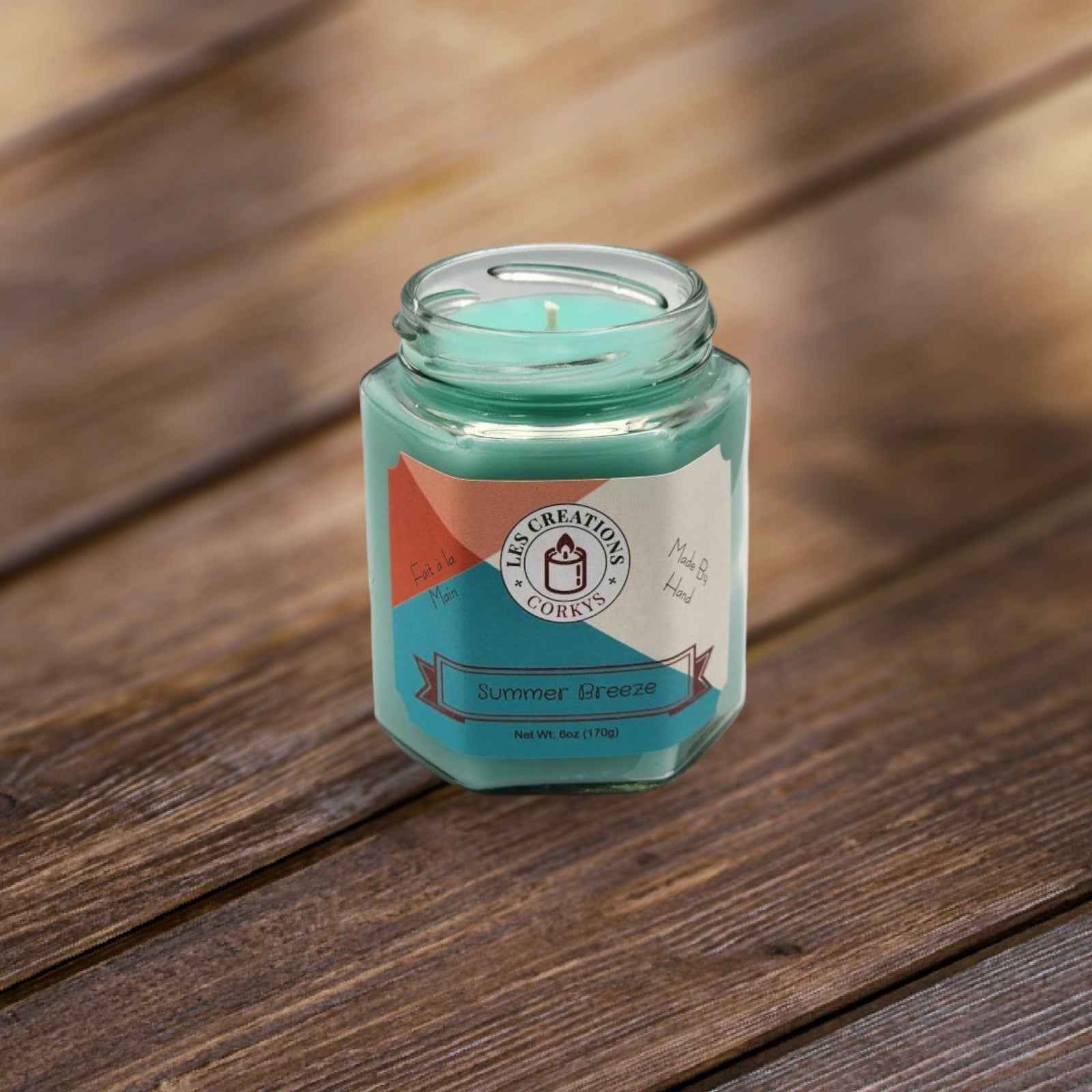 Summer Breeze 6oz Jar Candle - 1 Wick Fragrance