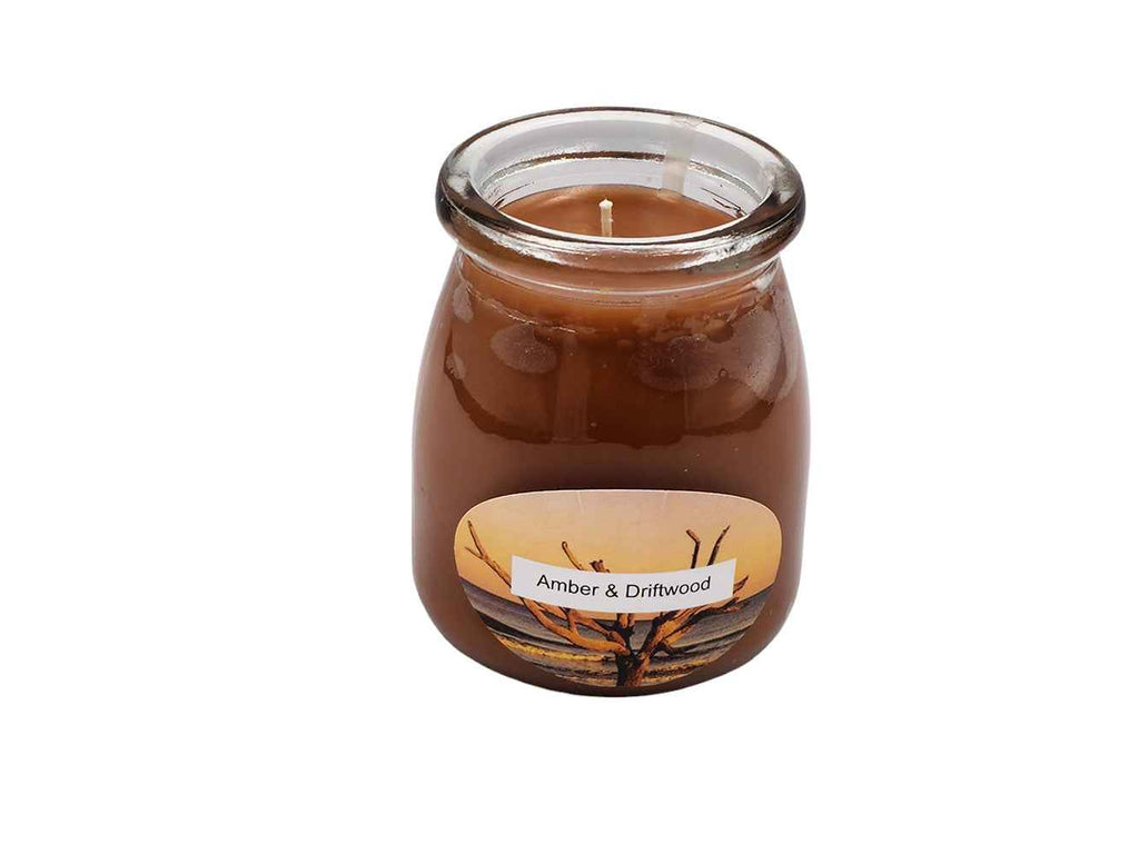 Amber & Driftwood - 7oz Jar - 1 Wick