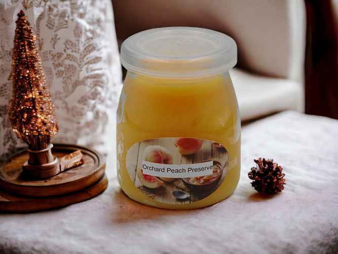 Orchard Peach Preserve - 7oz Jar - 1 Wick