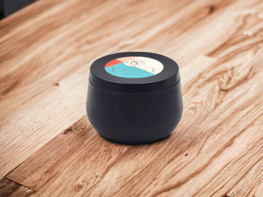 Beach Day 8oz Tin Candle - 1 Wick - Black