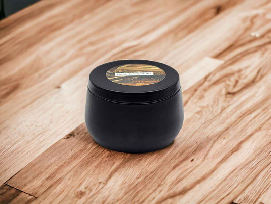 Dark Chocolate - 8oz Tin - 1 Wic - Black