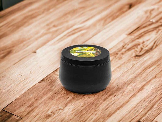Fei Banana & Ginger Lily - 8oz Tin - 1 Wic - Black