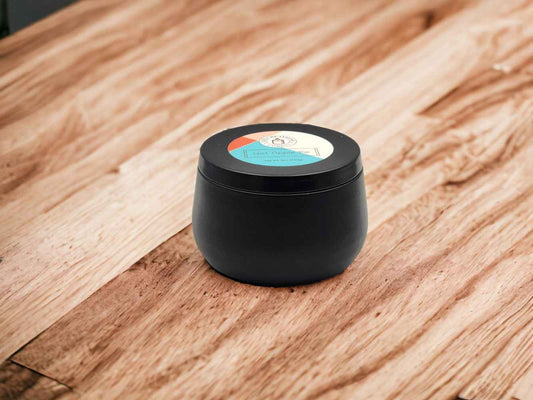 Hot Apple Pie 8oz Tin Candle - 1 Wick - Black