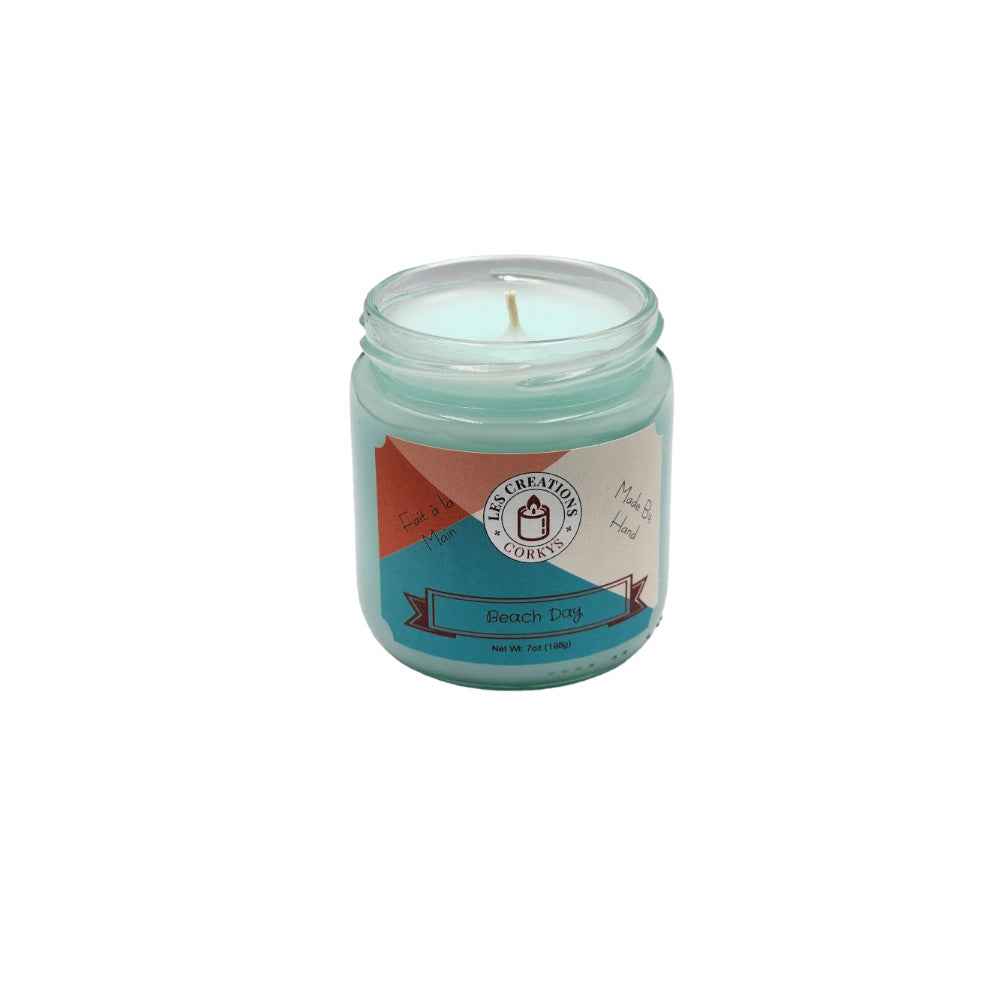 Beach Day 8oz Jar Candle - 1 Wick Scented Candle
