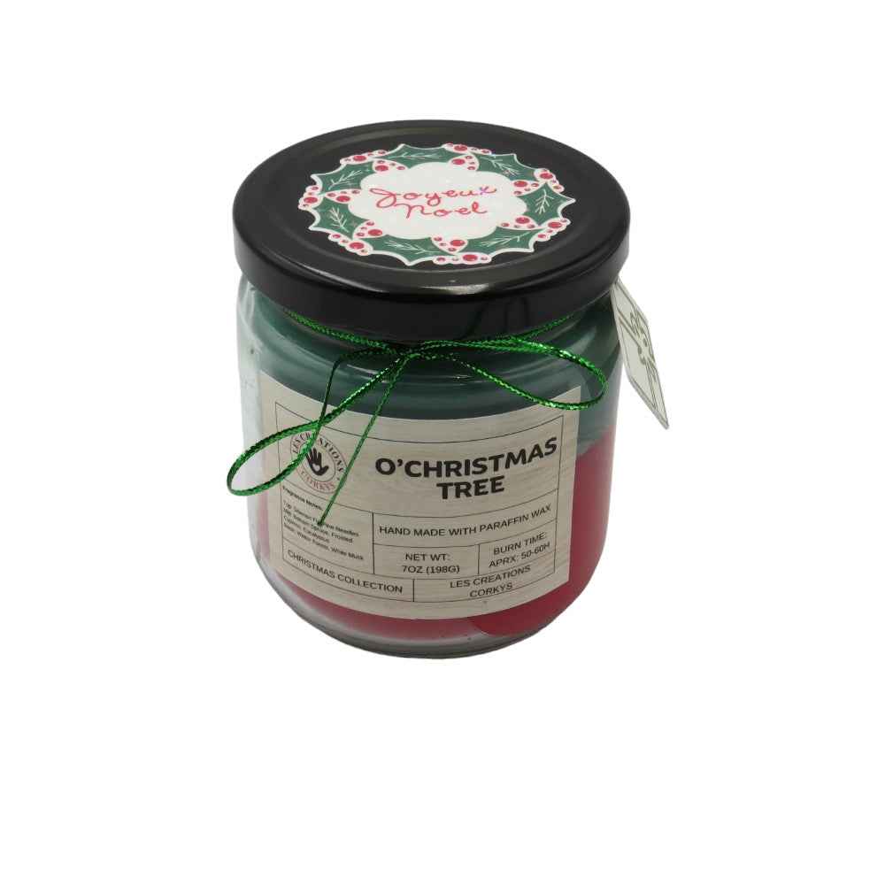 O'Christmas Tree 8oz Jar Candle - 1 Wick