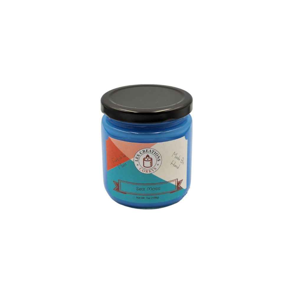 Sea Moss 8oz Jar Candle - 1 Wick Natural Scented Candle