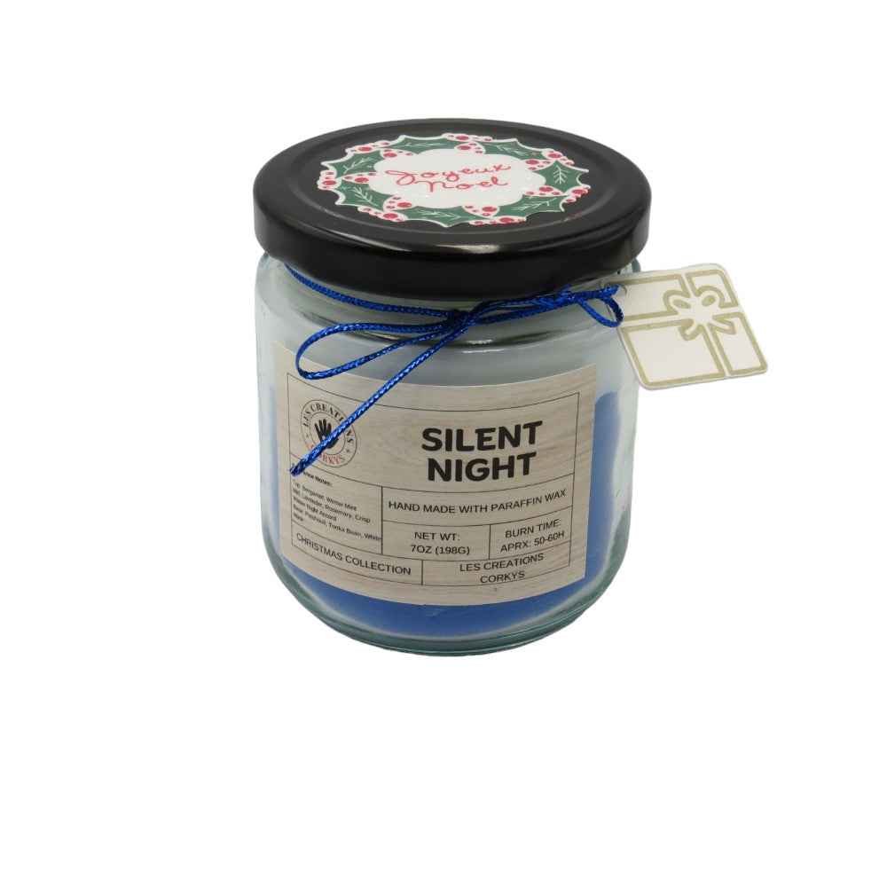 Silent Night 8oz Jar Candle - 1 Wick