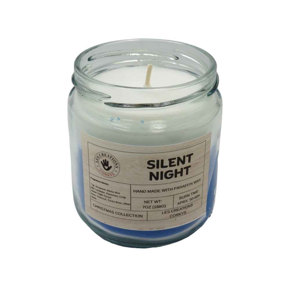 Silent Night 8oz Jar Candle - 1 Wick