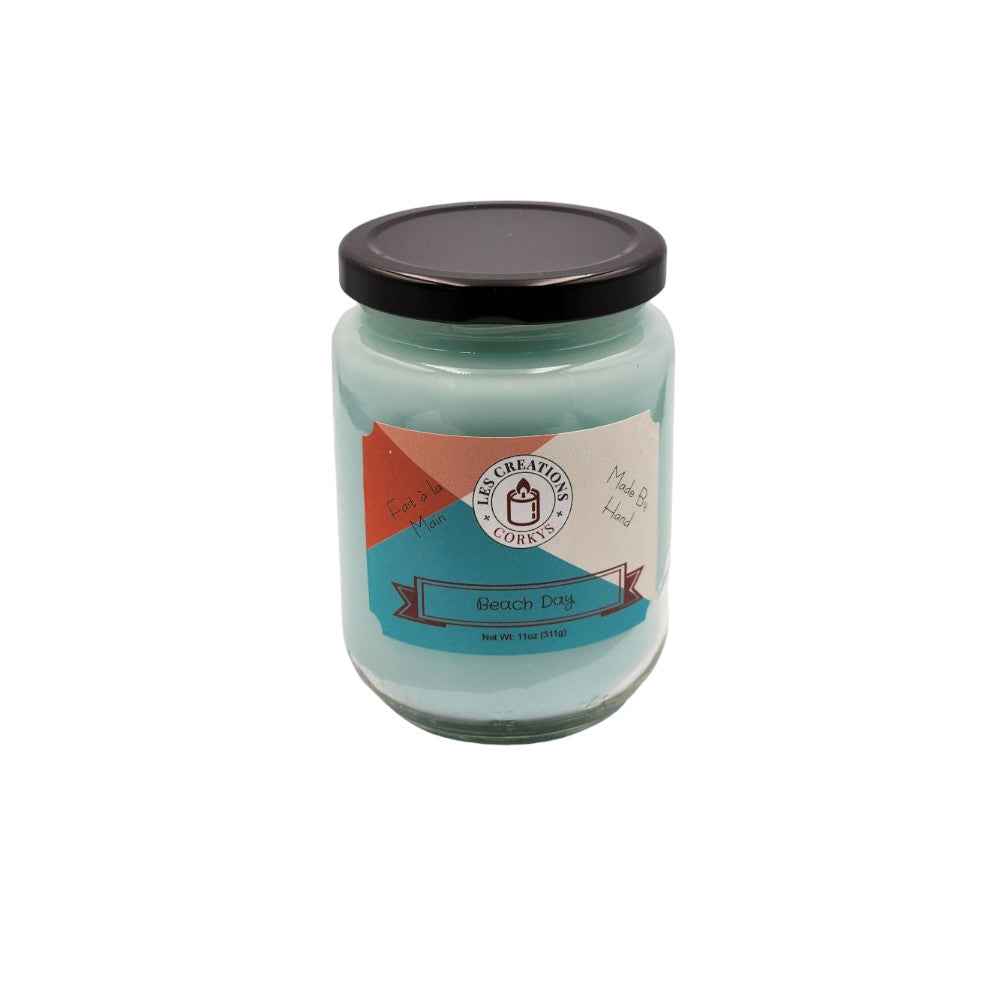 Beach Day 12oz Jar Candle - Relaxing Scent - 1 Wick