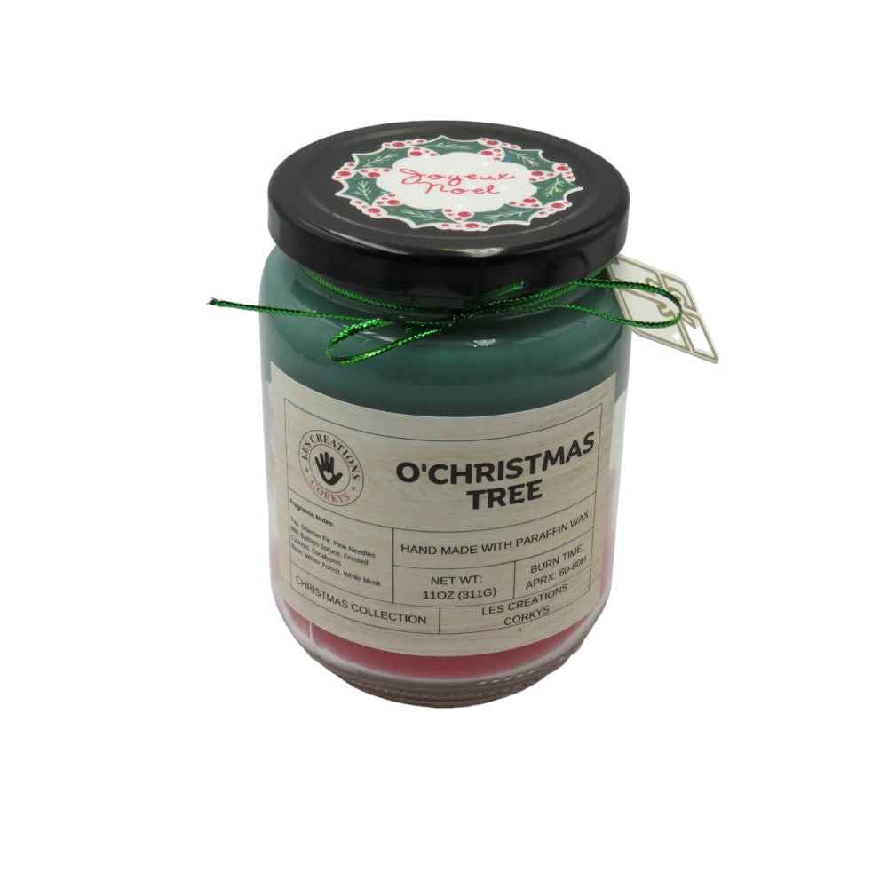O'Christmas Tree 12oz Jar Candle - 1 Wick
